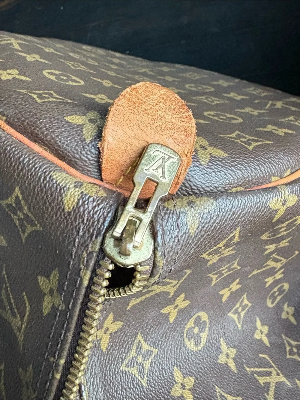 Louis Vuitton Monogram Canvas Keepall 60 /w Luggage Tag